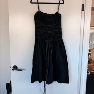 Philosophy di Lorenzo Serafini Black Midi Dress